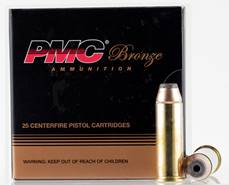 PMC 44B Bronze Target 44 Rem Mag 180 gr Jacketed Hollow Point (JHP) 25 Per Box/ 20 Cs